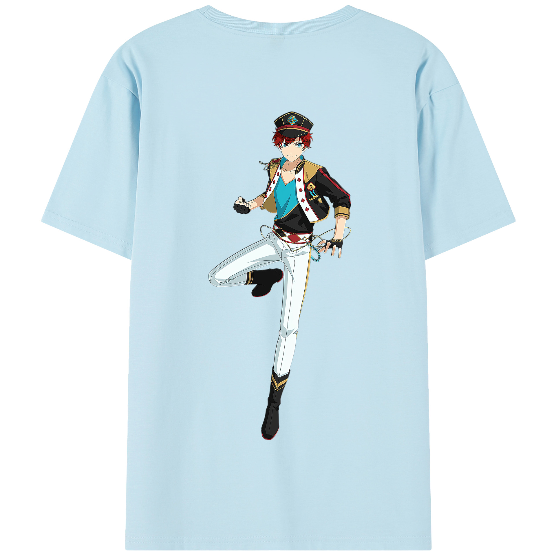 （画像用） あんさんぶるスターズ! Ensemble Stars 綿100％半袖Tシャツ（背面プリント）